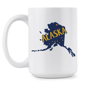 Alaska Coffee Mug State of Alaska Mugs Alaska Pride Gift Cup Yellowhammer State