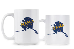 Alaska Coffee Mug State of Alaska Mugs Alaska Pride Gift Cup Yellowhammer State