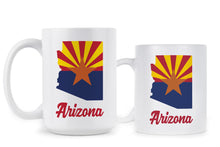 Arizona Coffee Mug State of Arizona Mugs Arizona Pride Gift Cup Grand Canyon Copper