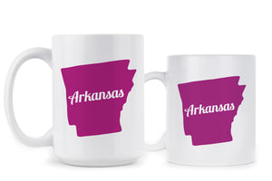 Arkansas Coffee Mug State of Arkansas Mugs Razorback Pride Gift Cup Natural State