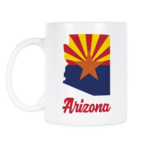 Arizona Coffee Mug State of Arizona Mugs Arizona Pride Gift Cup Grand Canyon Copper