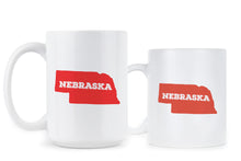 Nebraska Coffee Mug State of Nebraska Mugs Nebraska Pride Gift Cup Cornhusker State