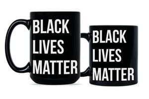 Black Lives Matter Coffee Mug BLM Mugs Social Justice Activist Cup Black Rights Gift