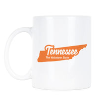 Tennessee Coffee Mug State of Tennessee Mugs Tennessee Pride Gift The Volunteer State