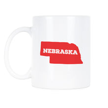 Nebraska Coffee Mug State of Nebraska Mugs Nebraska Pride Gift Cup Cornhusker State
