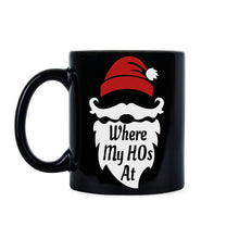 Where My Hos At Coffee Mugs Santa Claus Gag Mug Funny Secret Santa Cup Gift