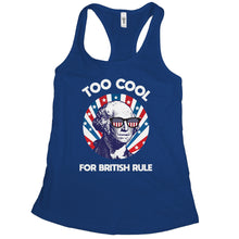 Too Cool for British Rule Tank George Washington Tank Top Women