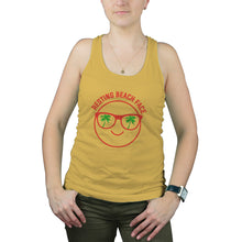 Resting Beach Face Tank for Women Funny Beach Tank Tops for Women