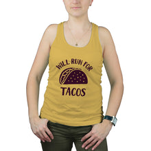 Taco Workout Tank Women Will Run For Tacos Tank Top