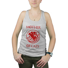 Mother of Cats Tank Top Womens cat Mom Tank Tops for Women