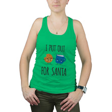 I Put Out For Santa Tank Top Funny Christmas Tanks for Women