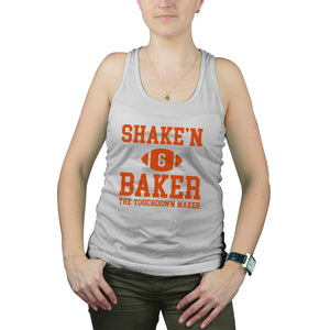 Baker Mayfield Tank Top Womens Shake and Baker the Touchdown Maker