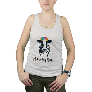 Cow Tank Top Womens Not Today Heifer Tank Top