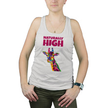 Funny Animal Tank Tops for Women Giraffe Tank Top High Life