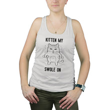 Kitten Tank Top Women Kitten My Swole On Tank Cat Workout Tank Top Women