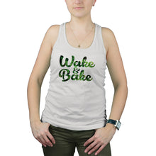 Wake and Bake Tank Top Stoner Tanks for Women Cannabis Clothes for Women