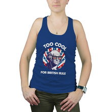 Too Cool for British Rule Tank George Washington Tank Top Women