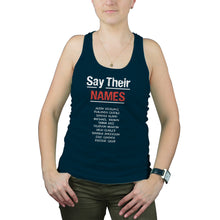 Say Their Names Black Lives Matter Tank Top Women Civil Rights Tank
