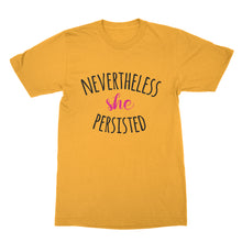 Nevertheless She Persisted T Shirt Resist Persist Tshirt Feminist Shirt