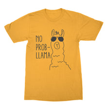 No Probllama Shirt Funny Llama Tshirt