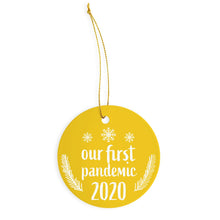 Our First Pandemic Christmas Ornament 2020 Our First Pandemic Ornament Christmas 2020 Ornaments