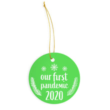 Our First Pandemic Christmas Ornament 2020 Our First Pandemic Ornament Christmas 2020 Ornaments