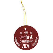 Our First Pandemic Christmas Ornament 2020 Our First Pandemic Ornament Christmas 2020 Ornaments