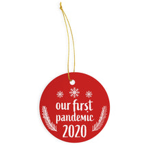Our First Pandemic Christmas Ornament 2020 Our First Pandemic Ornament Christmas 2020 Ornaments