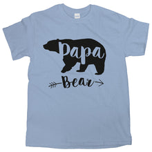 Papa Bear Tee Father Clothing Mommy Shirt Fathers Day Gift for Dad TShirt