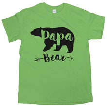 Papa Bear Tee Father Clothing Mommy Shirt Fathers Day Gift for Dad TShirt