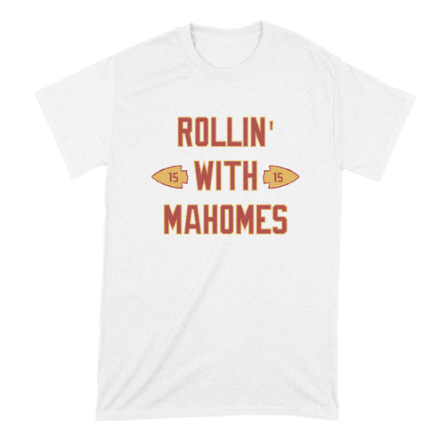 Rolling With Mahomes Tshirt Mahomes Shirt