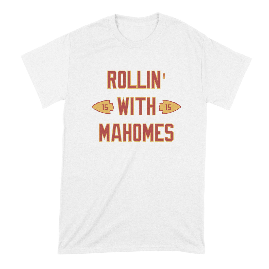 Rolling With Mahomes Tshirt Mahomes Shirt