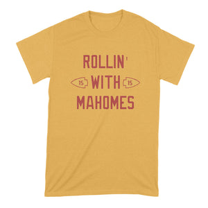 Rolling With Mahomes Tshirt Mahomes Shirt