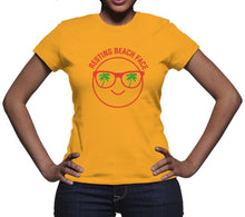 Resting Beach Face Tee Funny Beach T Shirts