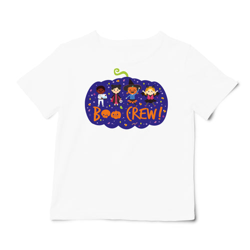 Boo Crew Kids Shirt Cute Halloween Kids Shirts Youth Tshirt