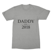 New Dad Tshirt Daddy est 2018 Shirt New Parents Shirt
