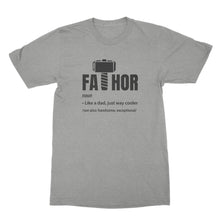 Fa Thor T Shirt Fa-thor Like Dad Just Way Mightier Hero T Shirts