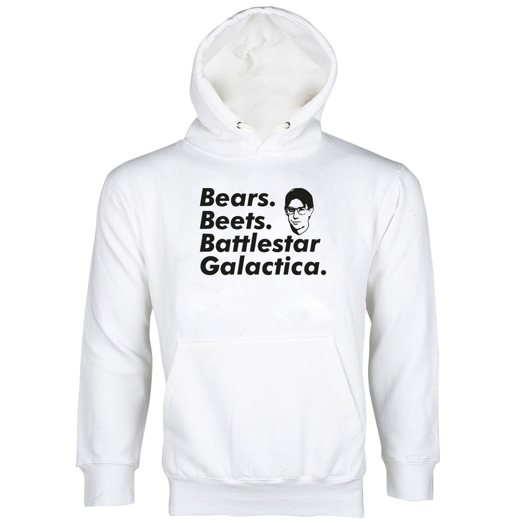 Bears Beets Battlestar Galactica Hoodie Jim Halpert hoodie