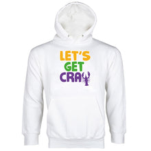 Let's Get Cray Hoodie Lets Get Cray Mardi Gras Hoodie Crawfish