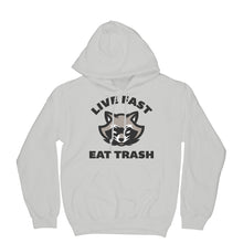 Live Fast Eat Trash Hoodie Trash Panda Hoodie Raccoon Hoodie