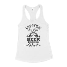 Long Neck Ice Cold Beer Never Broke My Heart Tank Women Longneck Ice Cold Beer Tank Womens