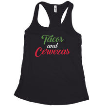 Tacos and Cerveza Tank Taco and Tequila Tank Top Women Tacos Tank