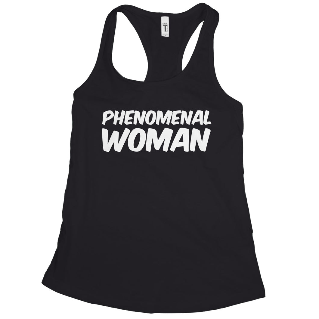 Phenomenal Woman Tank Girl Power Tank Tops for Women