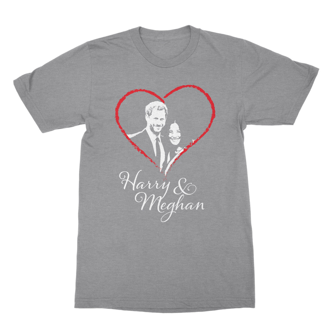 Harry And Meghan T-Shirt Prince Markle Shirt Royal Couple Clothing Meghan Tee