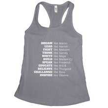 Black History Tank Tops Women Inspirational Black History Dream Like Martin
