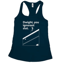 Dwight You Ignorant Tank Top Womens Dwight Schrute Tank Top Women