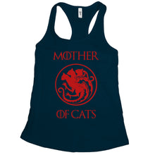 Mother of Cats Tank Top Womens cat Mom Tank Tops for Women