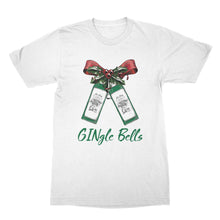 GINgle Bells Shirt Christmas Gingle T-Shirt Xmas Gin Drinking Tee