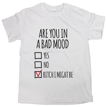 Bad Mood Shirt Are You In A Bad Mood T-Shirt Bitch I Might Be Tee
