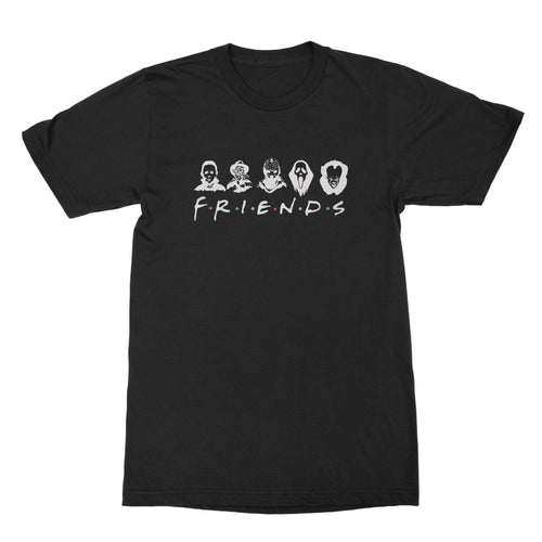 Friends Horror Tshirt Friends Horror Movie Tshirts Funny Horror Shirts